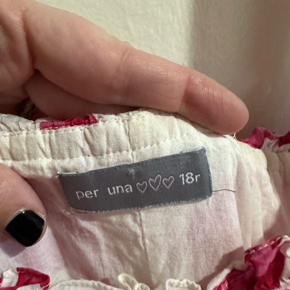 Per Una Marks & Spencer Pink Floral Sundress – Size 18 Regular - Picture 5 of 13